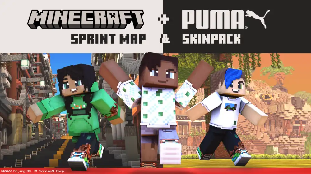 Minecraft X Puma: Sprint Dash_keyart_0